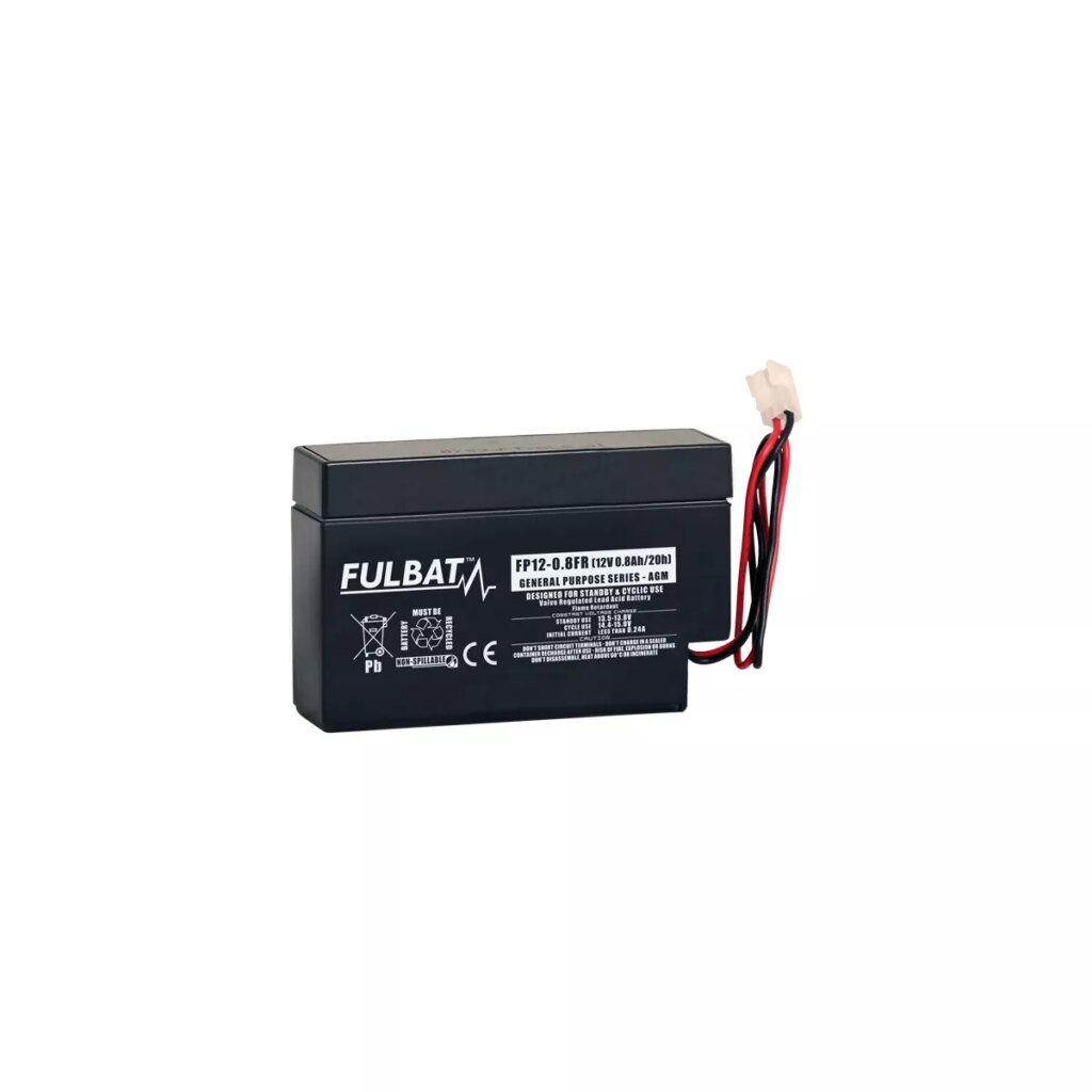 BATTERIE FULBAT FP12 0.8FR 12V 0,8AH