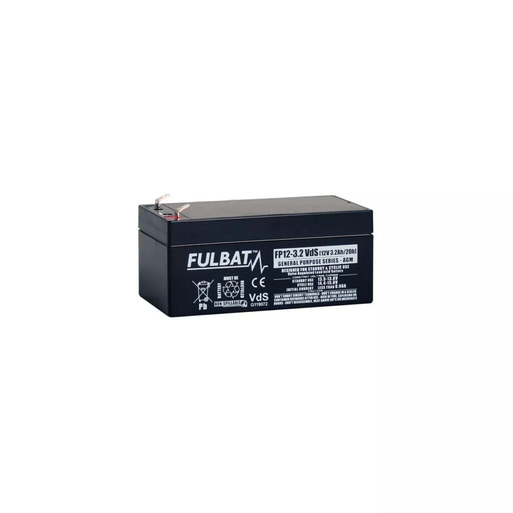 BATTERIE FULBAT FP12 3.2VdS 12V 3,2AH
