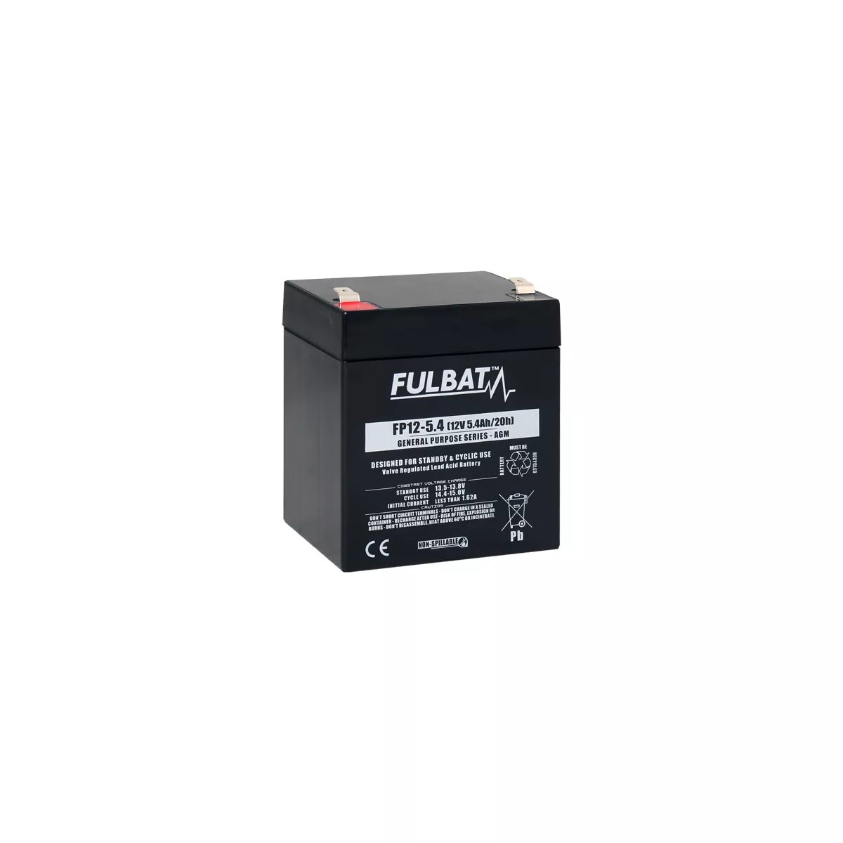 BATTERIE FULBAT FP12-5.4 12V 5,4AH BATTERIE TONDEUSE FULBAT U1R-9 SLA (12N24-3A) 12V 28AH 300A – Image 1