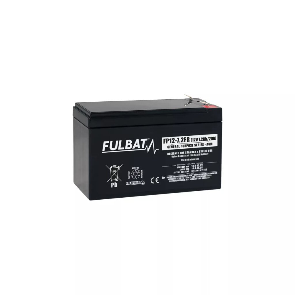 BATTERIE FULBAT FP12 7.2FR 12V 7,2AH