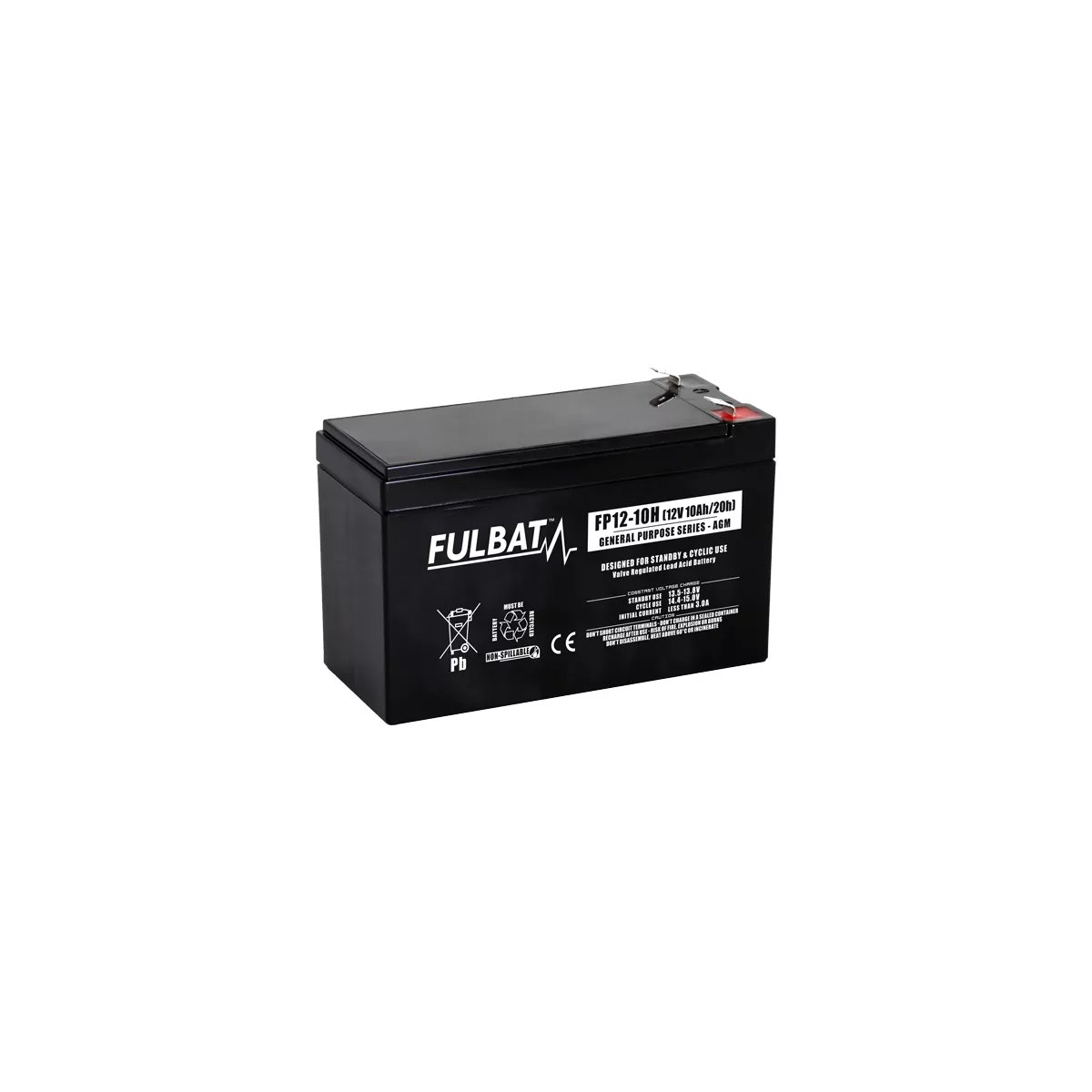 BATTERIE FULBAT FP12-10H 12V 10AH BATTERIE FULBAT FP12-10H 12V 10AH – Image 1