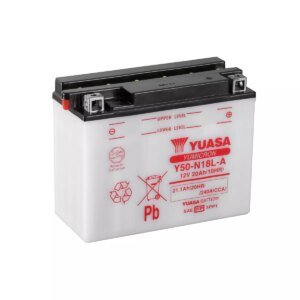 BATTERIE MOTO YUASA Y50-N18L-A 12V 20AH 240A