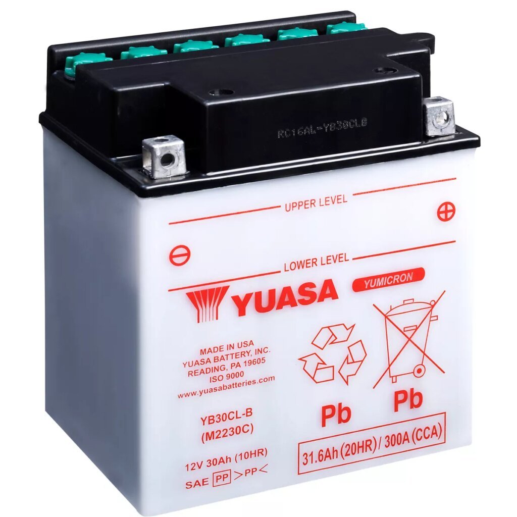BATTERIE MOTO YUASA YB30CL B 12V 30AH 300A