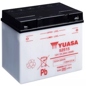 BATTERIE MOTO YUASA 52515 12V 25AH 130A