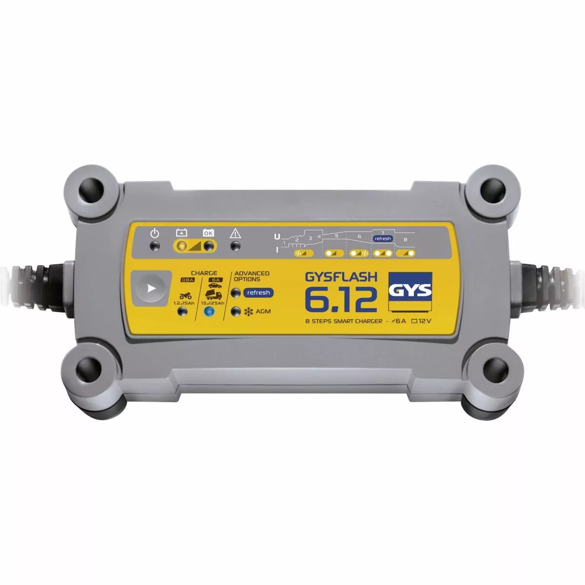 CHARGEUR DE BATTERIE GYS GYSFLASH 6.12 12V CHARGEUR DE BATTERIE GYS GYSFLASH 6.12 12V – Image 1