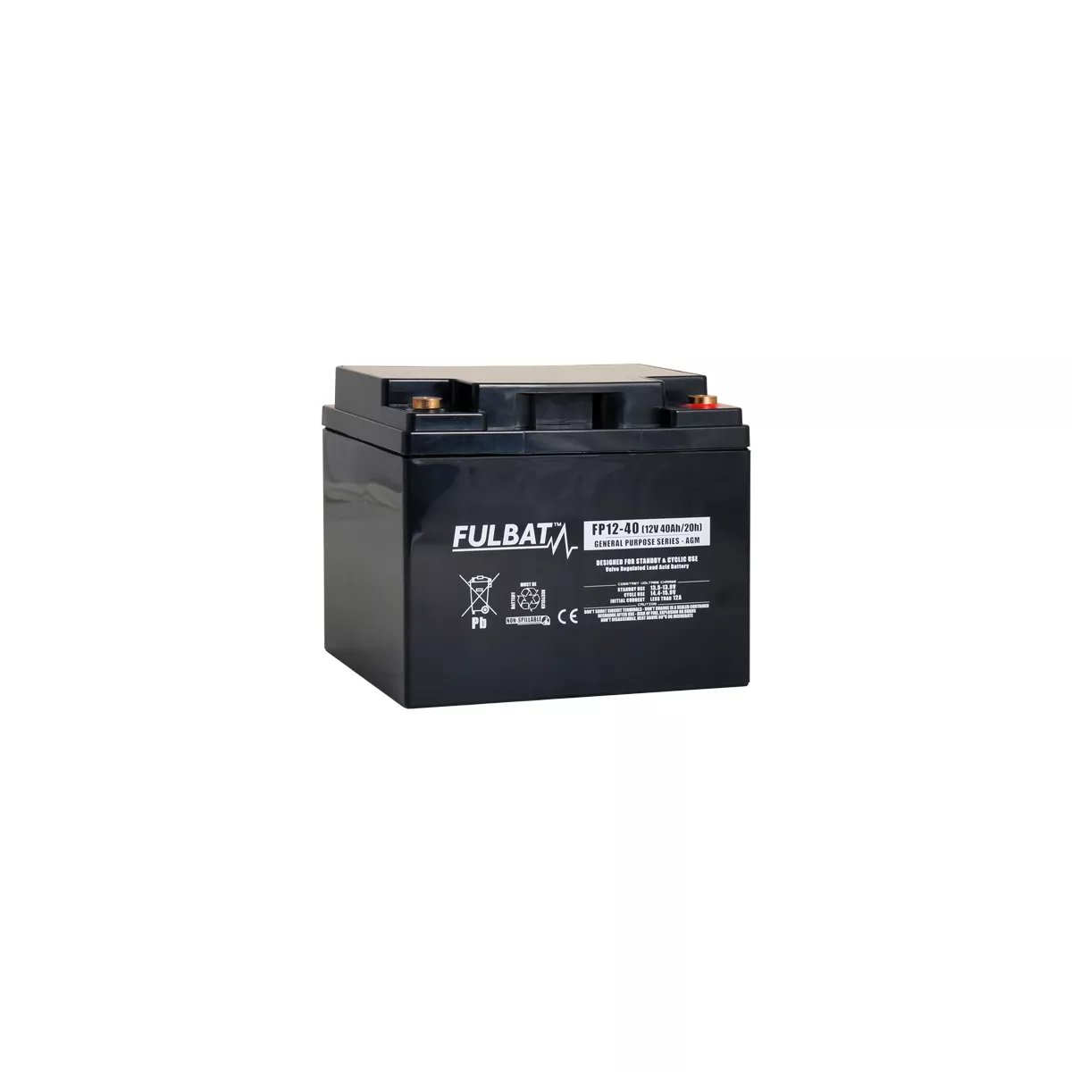 BATTERIE AGM FULBAT FP12-40 12V 40AH BATTERIE AGM FULBAT FP12-40 12V 40AH – Image 1