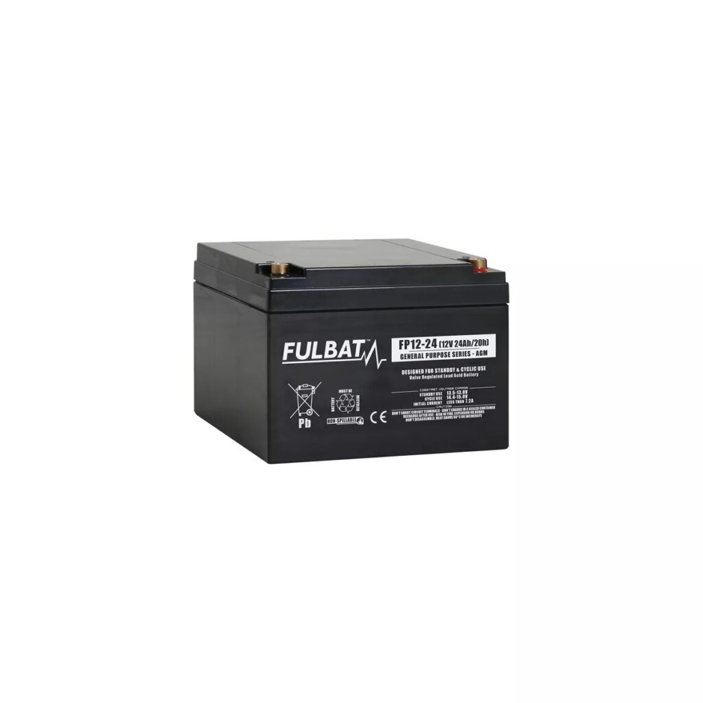 BATTERIE AGM FULBAT FP12 24 12V 24AH
