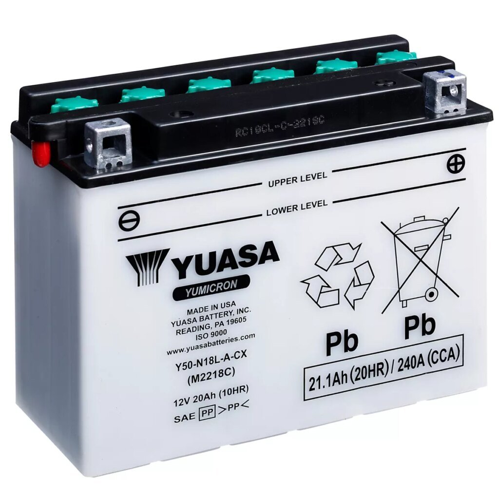 BATTERIE MOTO YUASA Y50 N18L A CX