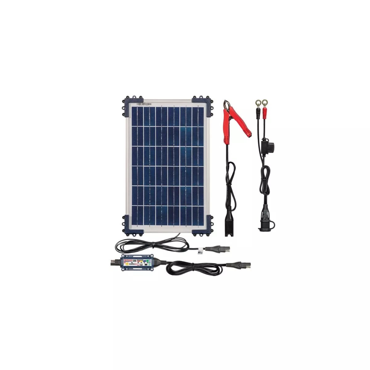 CONTROLEUR DE CHARGE OPTIMATE SOLAR DUO AVEC PANNEAU 10W CONTROLEUR DE CHARGE OPTIMATE SOLAR DUO AVEC PANNEAU 10W – Image 1