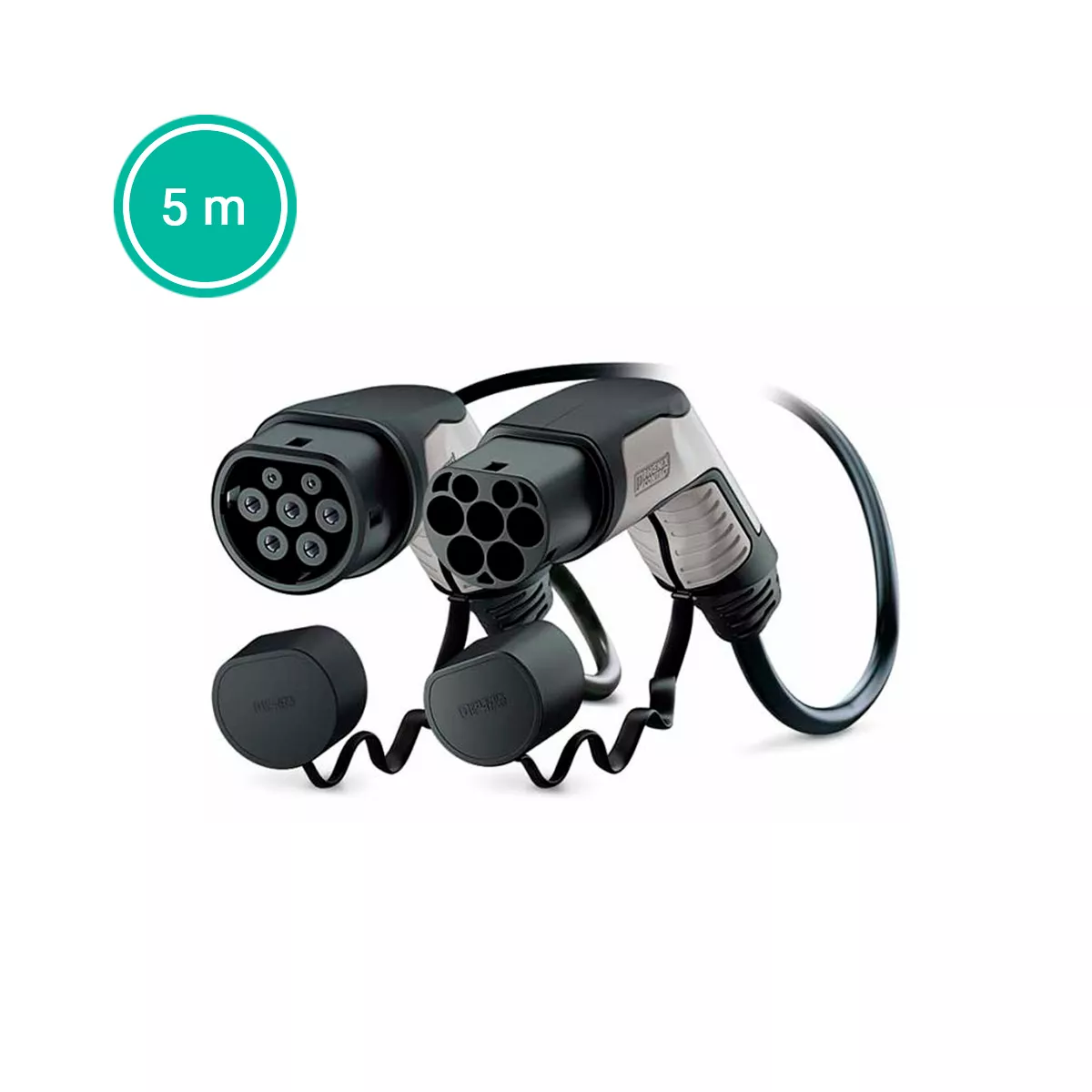 CABLE WALLBOX TYPE 2 / TYPE 2 - 3 PHASES 5M CABLE WALLBOX TYPE 2 / TYPE 2 - 3 PHASES 5M – Image 1