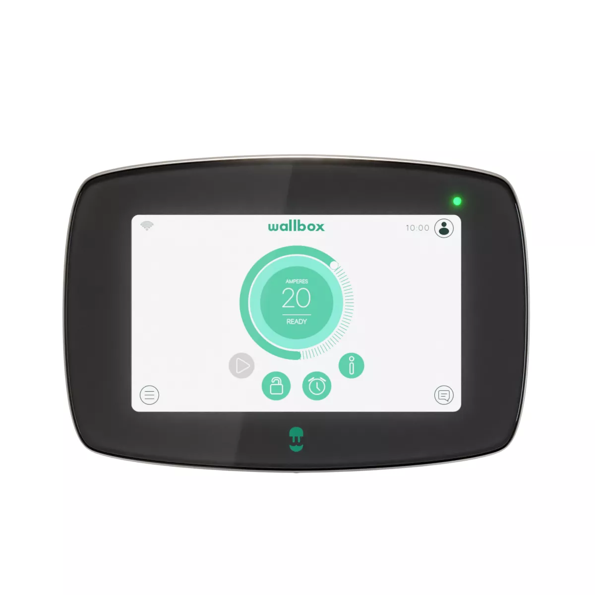 CHARGEUR WALLBOX COMMANDER NOIR TYPE 2 - 22KW - 5M CHARGEUR WALLBOX COMMANDER NOIR TYPE 2 - 22KW - 5M – Image 1