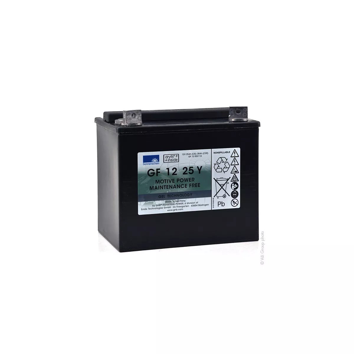 BATTERIE GEL SONNENSCHEIN 12 VOLTS 25AH BATTERIE GEL SONNENSCHEIN 12 VOLTS 25AH – Image 1