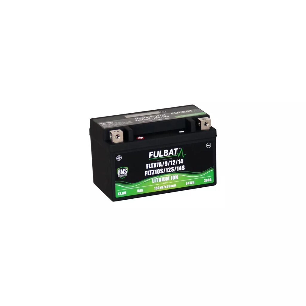 BATTERIE MOTO FULBAT LITHIUM LIFEPO4 FLTX7A/9/12/14   FLTZ10S/12S/14S 12,8V 64WH 300A