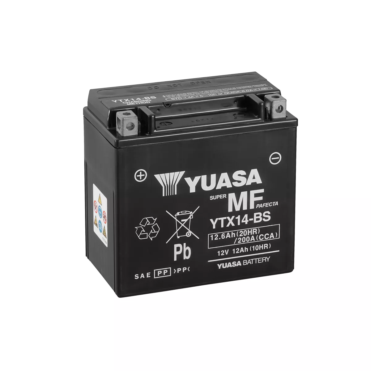 BATTERIE MOTO YUASA AGM YTX14-BS 12V 12AH 200A BATTERIE MOTO YUASA AGM YTX14-BS 12V 12AH 200A – Image 1