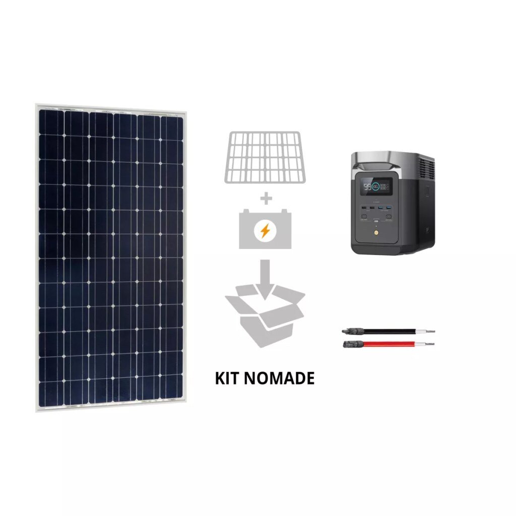 BATTERIE ECOFLOW DELTA 2 + PANNEAU SOLAIRE VICTRON 305W