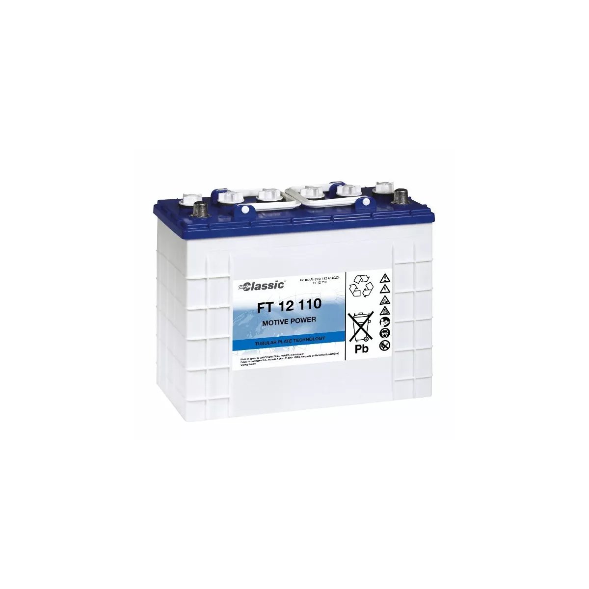 BATTERIE EXIDE PLOMB OUVERT FT12110 12V 132AH BATTERIE EXIDE PLOMB OUVERT FT12110 12V 132AH – Image 1