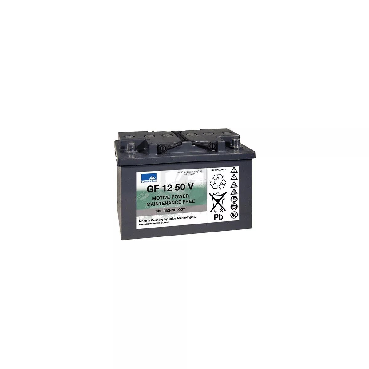 BATTERIE GNB SONNENSCHEIN 12 VOLTS 50AH BATTERIE GNB SONNENSCHEIN 12 VOLTS 50AH – Image 1