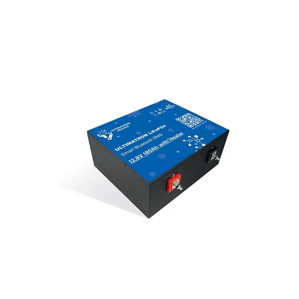 BATTERIE ULTIMATRON LIFEPO4 ULM 12 180H 12,8V 180AH BLUETOOTH SMART BMS HEATER