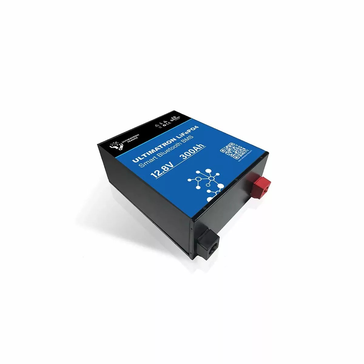 BATTERIE ULTIMATRON LIFEPO4 ULM-12-300 12,8V 300AH BLUETOOTH SMART BMS BATTERIE ULTIMATRON LIFEPO4 ULM-12-300 12,8V 300AH BLUETOOTH SMART BMS – Image 1