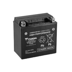 BATTERIE MOTO YUASA AGM YTX14H-BS 12V 12AH 240A