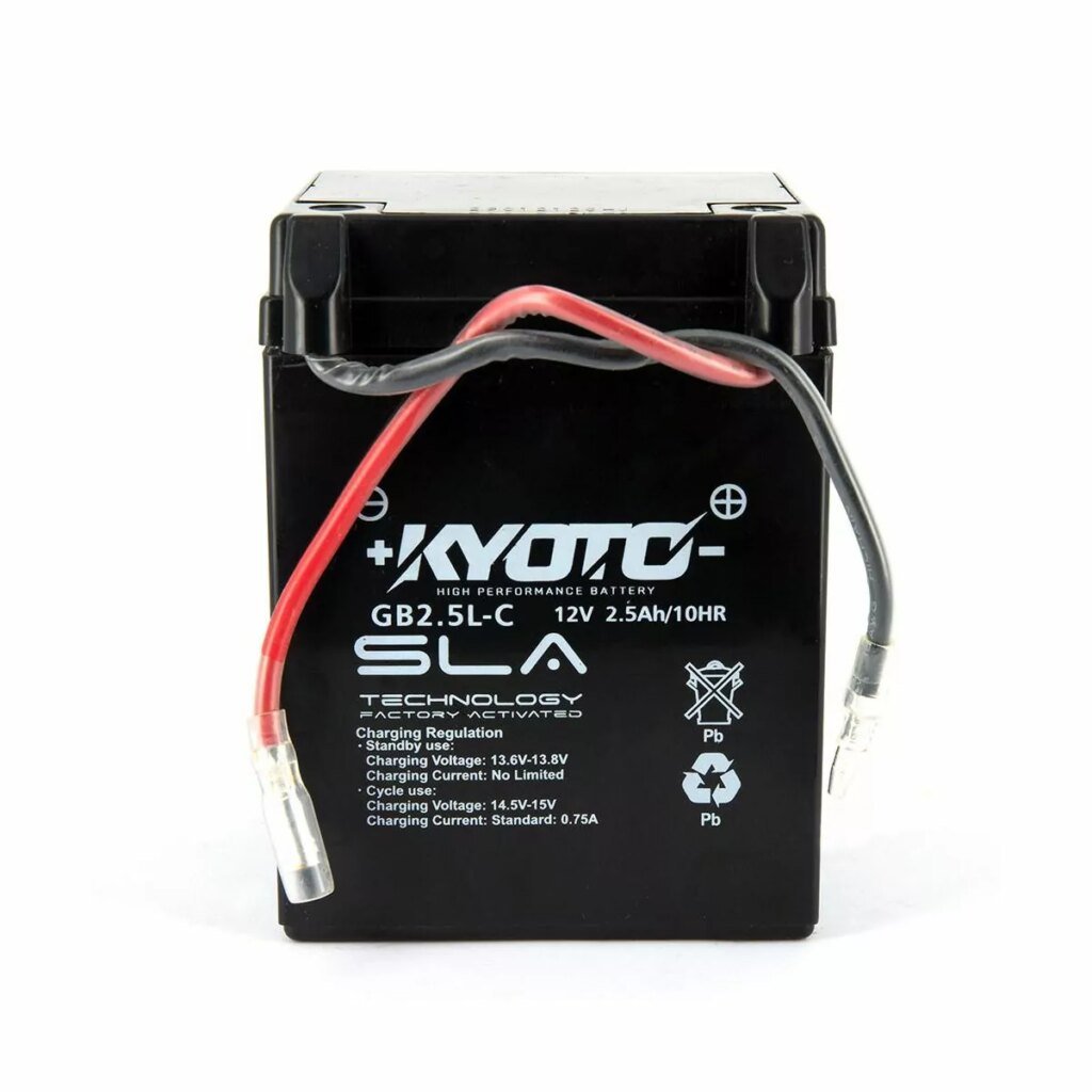 BATTERIE MOTO KYOTO AGM YB2.5L C 12V 2,5AH 25A