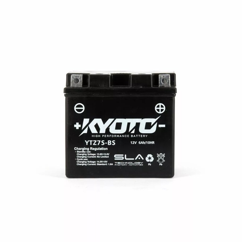 BATTERIE MOTO KYOTO YTZ7S BS 12V 6AH 90A