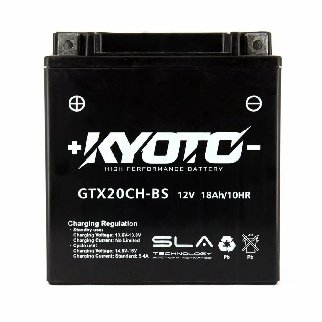 BATTERIE MOTO KYOTO AGM YTX20CH BS 12V 18AH 230A