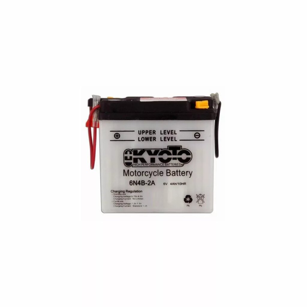 BATTERIE MOTO KYOTO 6N4B 2A 6V 4AH