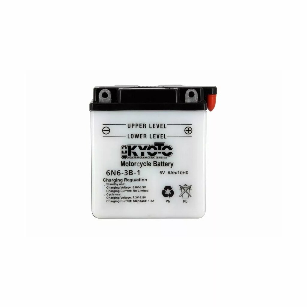 BATTERIE MOTO KYOTO 6N6 3B 1 6V 6AH