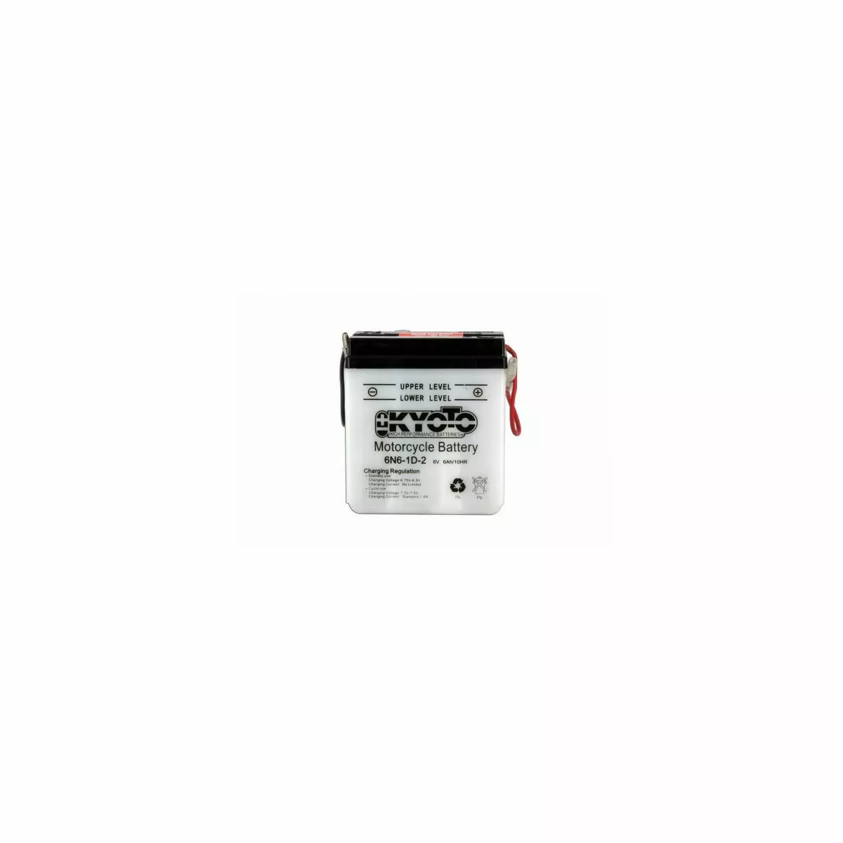 BATTERIE MOTO KYOTO 6N6-1D-2 6V 6AH BATTERIE MOTO KYOTO 6N6-1D-2 6V 6AH – Image 1