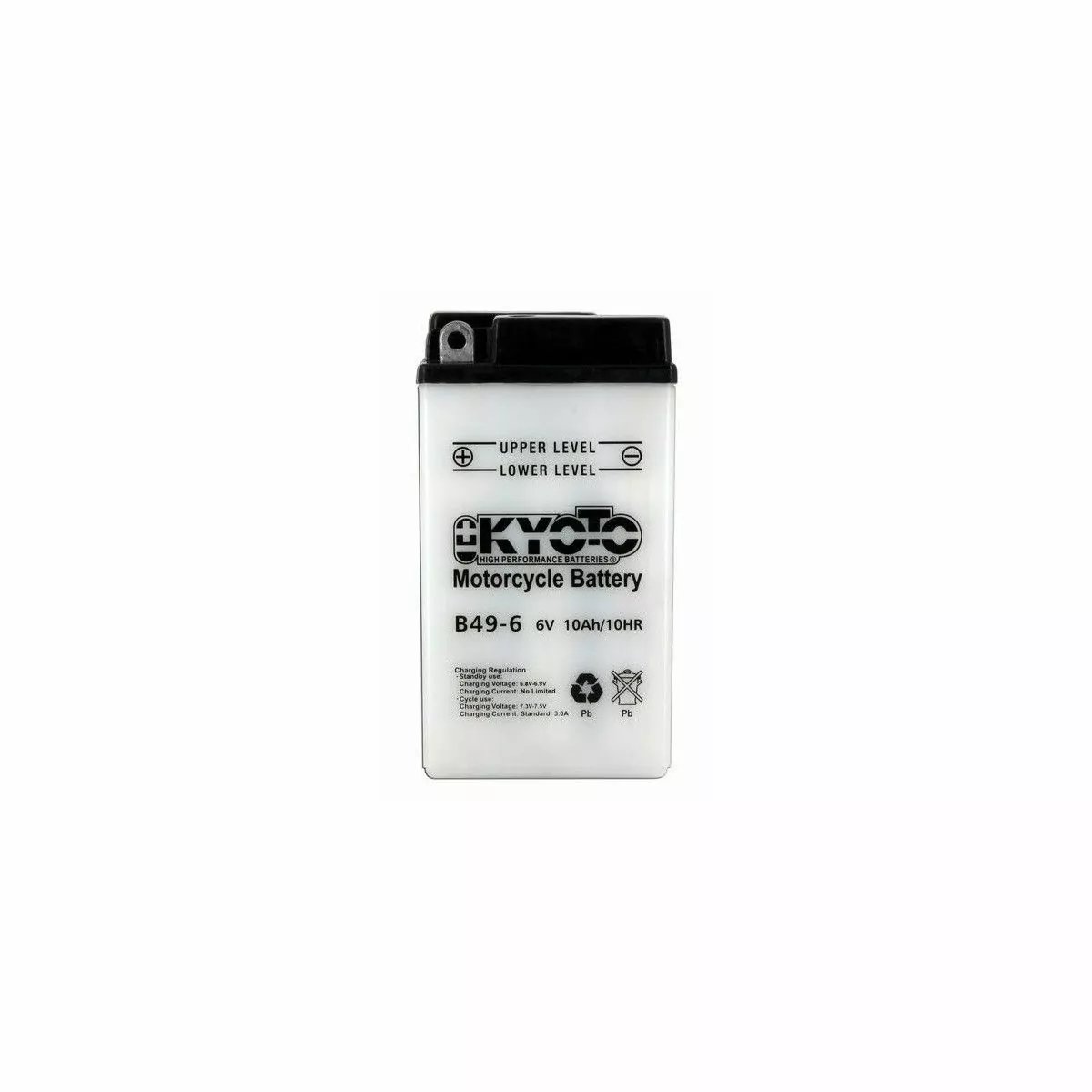 BATTERIE MOTO KYOTO B49-6-4 6V 9AH BATTERIE MOTO KYOTO B49-6-4 6V 9AH – Image 1