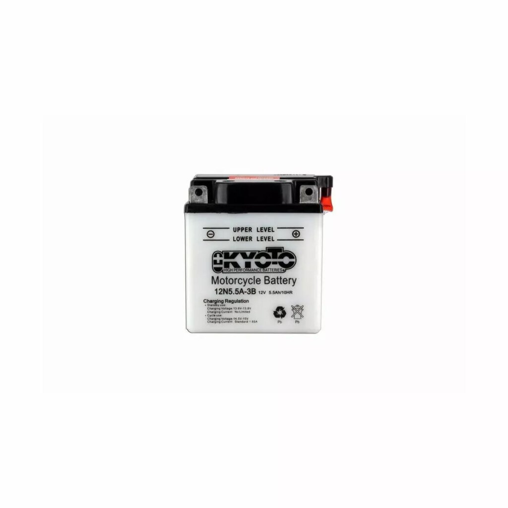 BATTERIE MOTO KYOTO 12N5.5A 3B 12V 5,5AH 44A