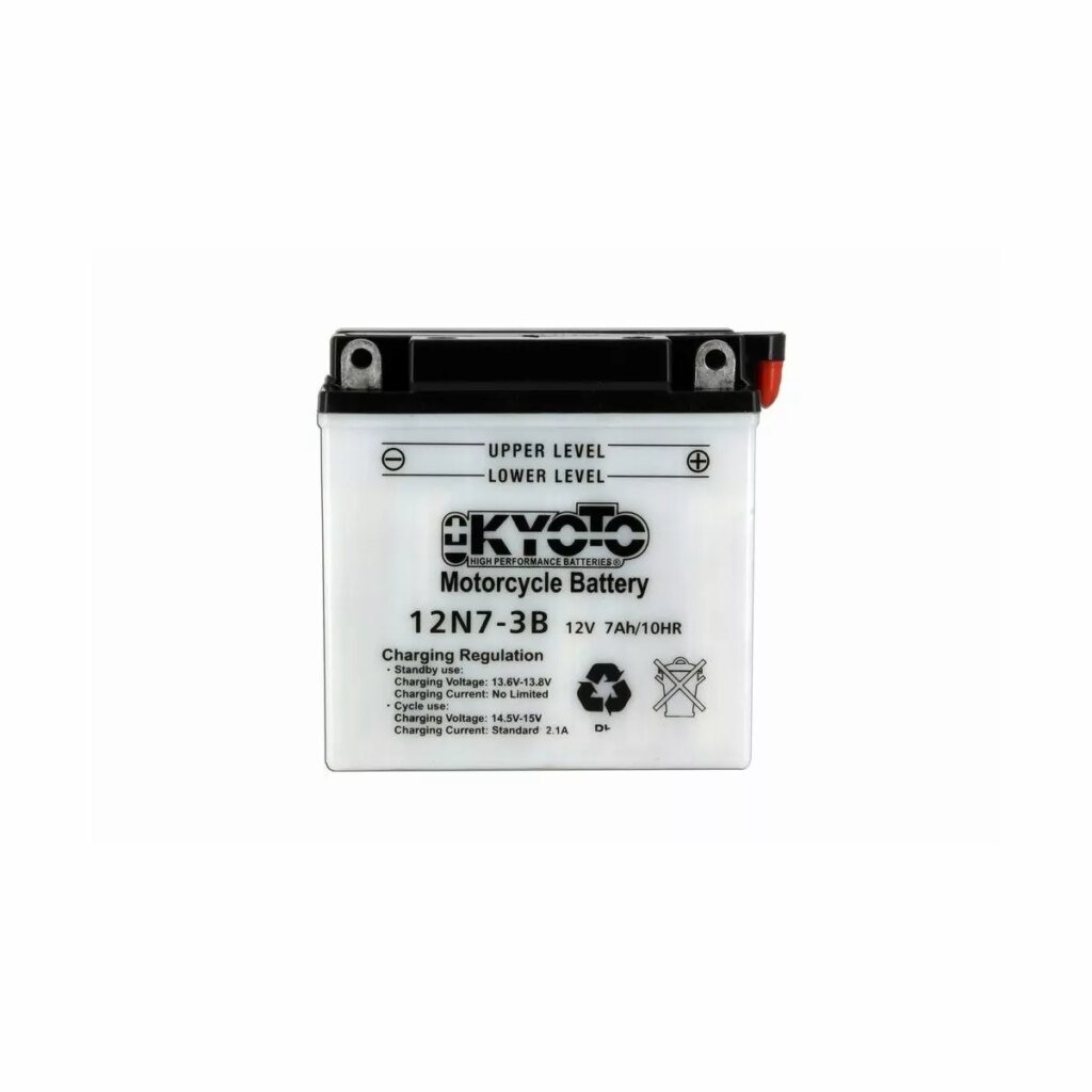 BATTERIE MOTO KYOTO 12N7 3B 12V 7AH 74A