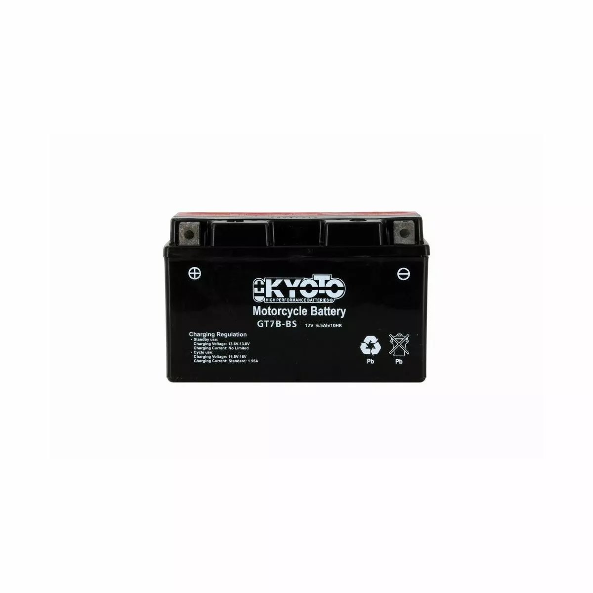 BATTERIE MOTO KYOTO AGM YT7B-BS 12V 6,5AH 85A BATTERIE MOTO KYOTO AGM YT7B-BS 12V 6,5AH 85A – Image 1
