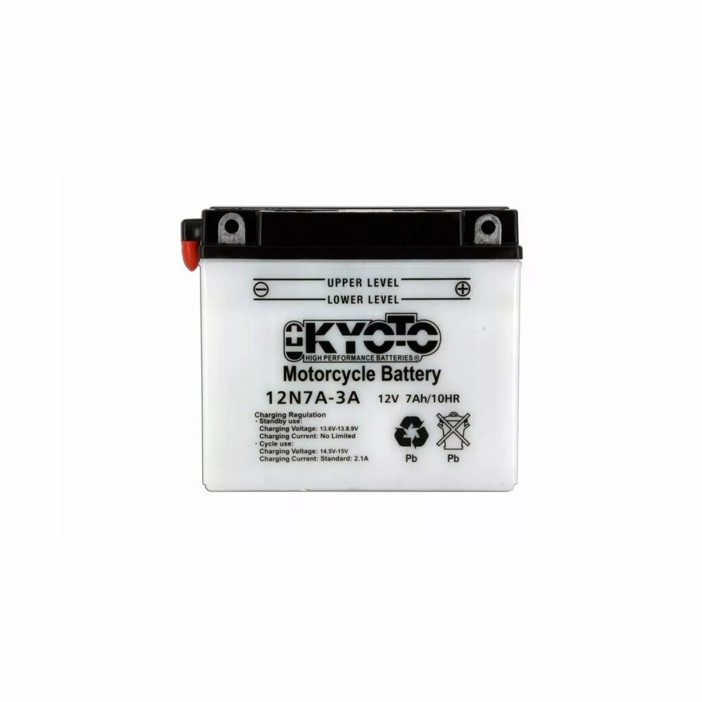 BATTERIE MOTO KYOTO 12N7A 3A 12V 7AH 70A