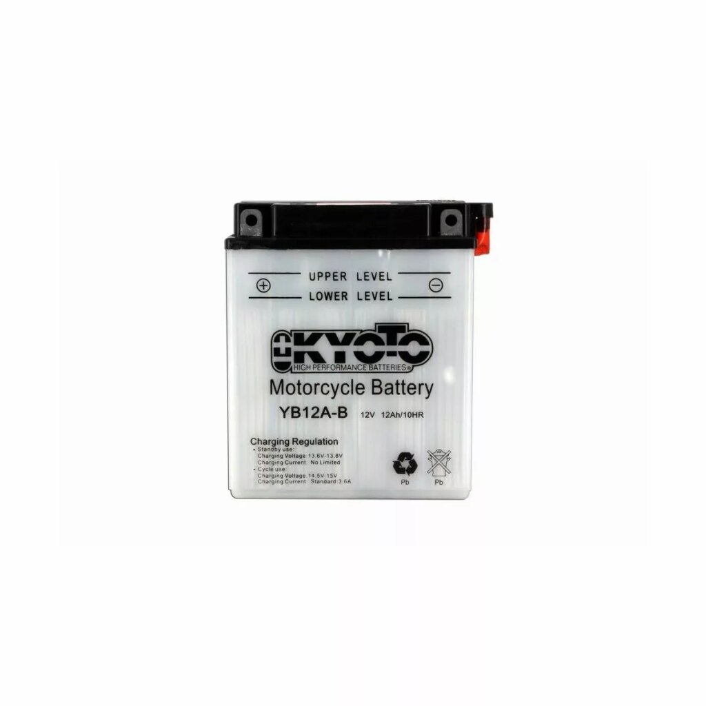 BATTERIE MOTO KYOTO YB12A B 12V 12AH 165A