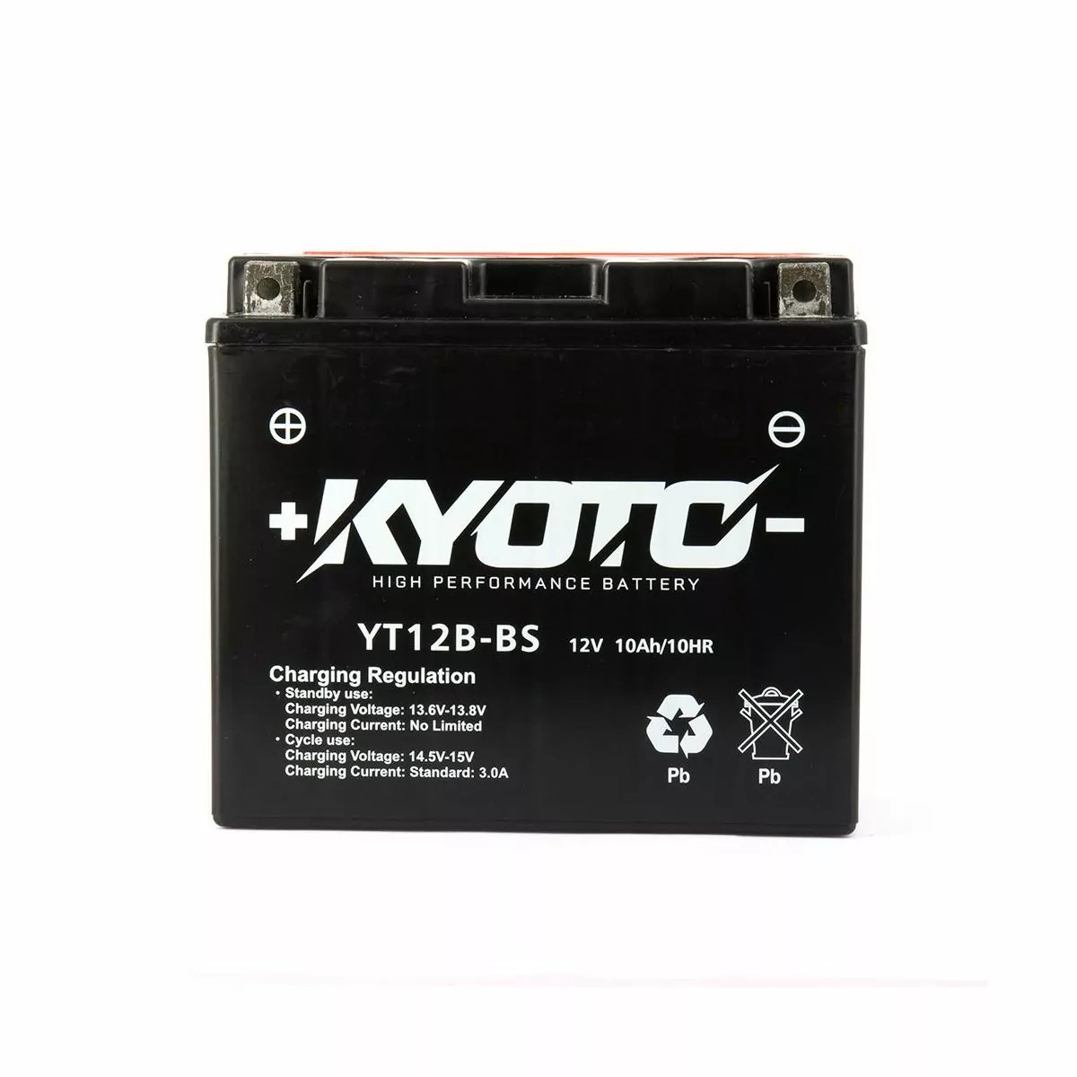 BATTERIE MOTO KYOTO YT12B-BS 12V 10AH 160A BATTERIE MOTO KYOTO YT12B-BS 12V 10AH 160A – Image 1