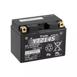 BATTERIE MOTO YUASA MF YTZ14S 12V 11AH 230A