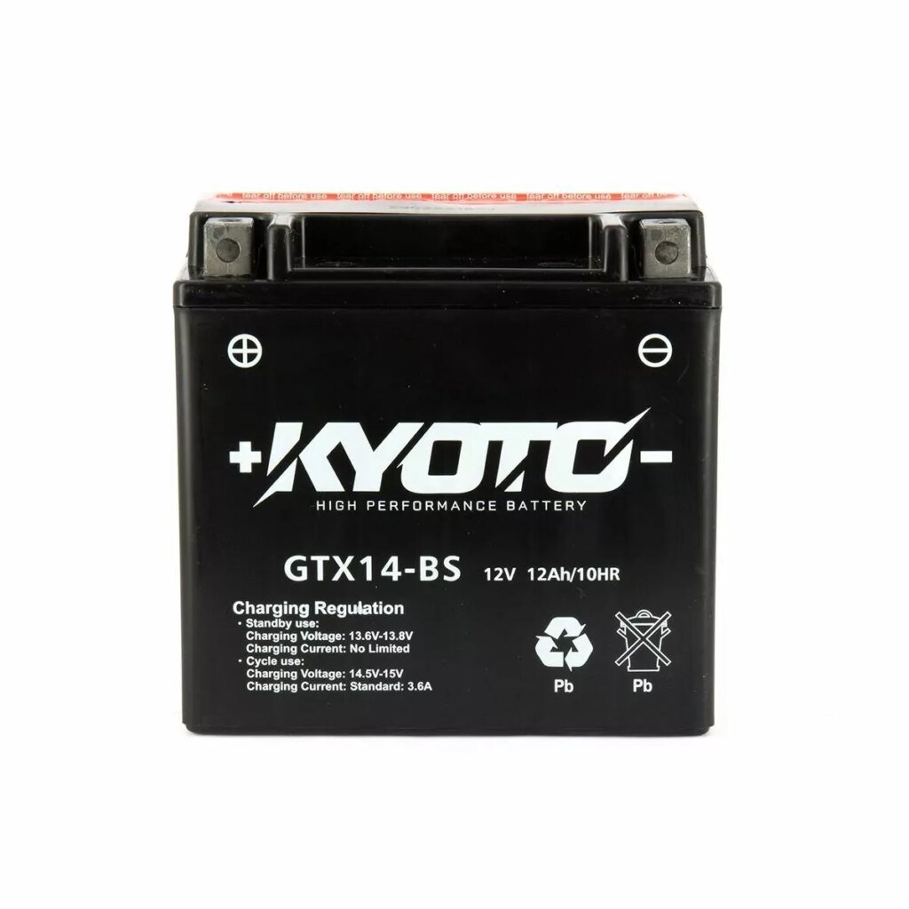 BATTERIE MOTO KYOTO YTX14 BS 12V 12AH 200A