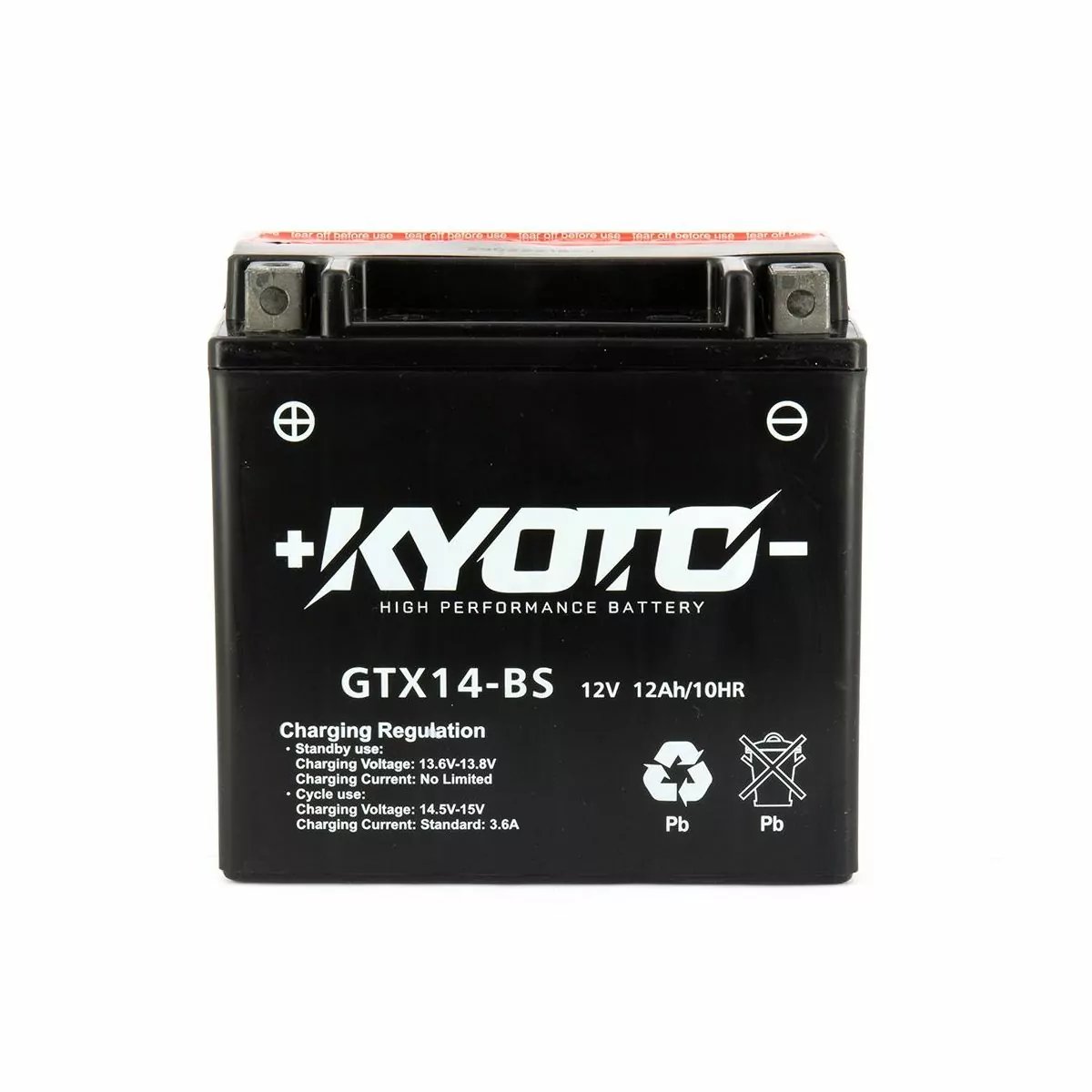 BATTERIE MOTO KYOTO YTX14-BS 12V 12AH 200A BATTERIE MOTO KYOTO YTX14-BS 12V 12AH 200A – Image 1