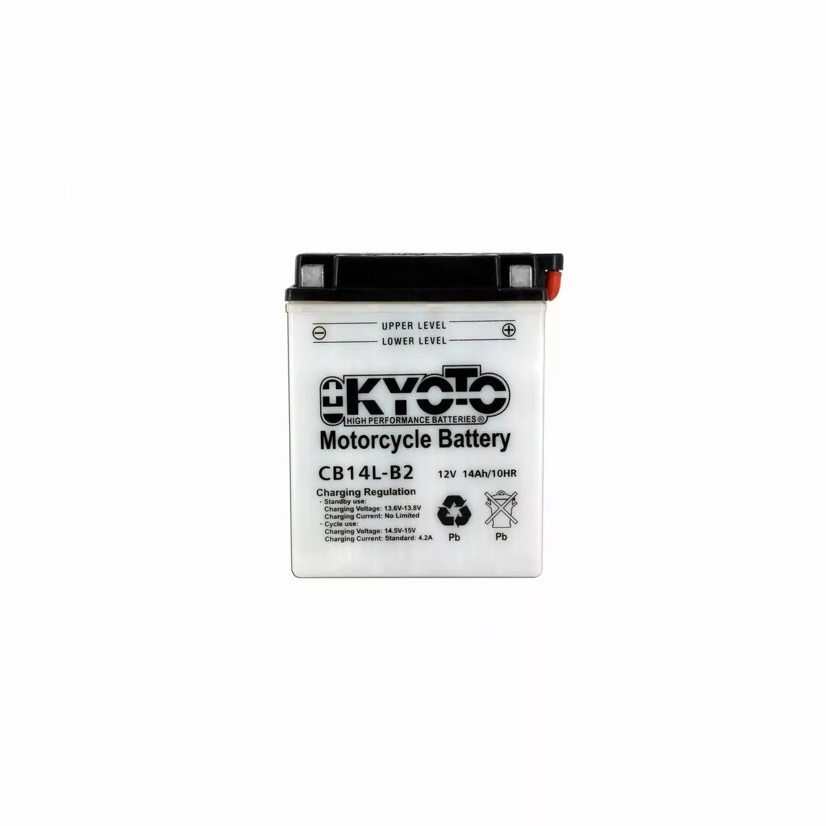 BATTERIE MOTO KYOTO YB14L-B2 12V 14AH 190A BATTERIE MOTO KYOTO YTX12-BS 12V 10AH 130A – Image 1