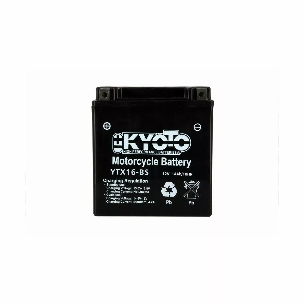 BATTERIE MOTO KYOTO AGM YTX16-BS 12V 14AH 220A BATTERIE MOTO KYOTO AGM YTX16-BS 12V 14AH 220A – Image 1