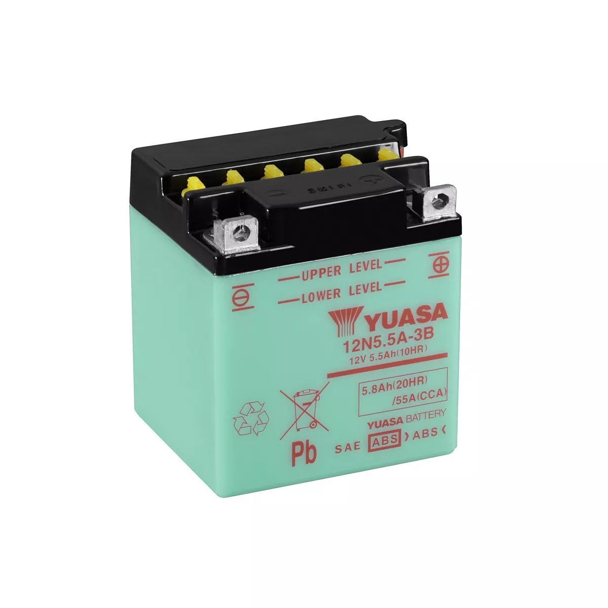 BATTERIE MOTO YUASA 12N5.5A-3B 12V 5AH 55A BATTERIE MOTO YUASA 12N5.5A-3B 12V 5AH 55A – Image 1