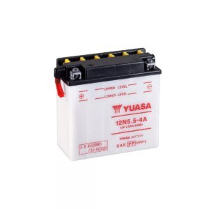 BATTERIE MOTO YUASA 12N5.5-4A 12V 5AH 55A