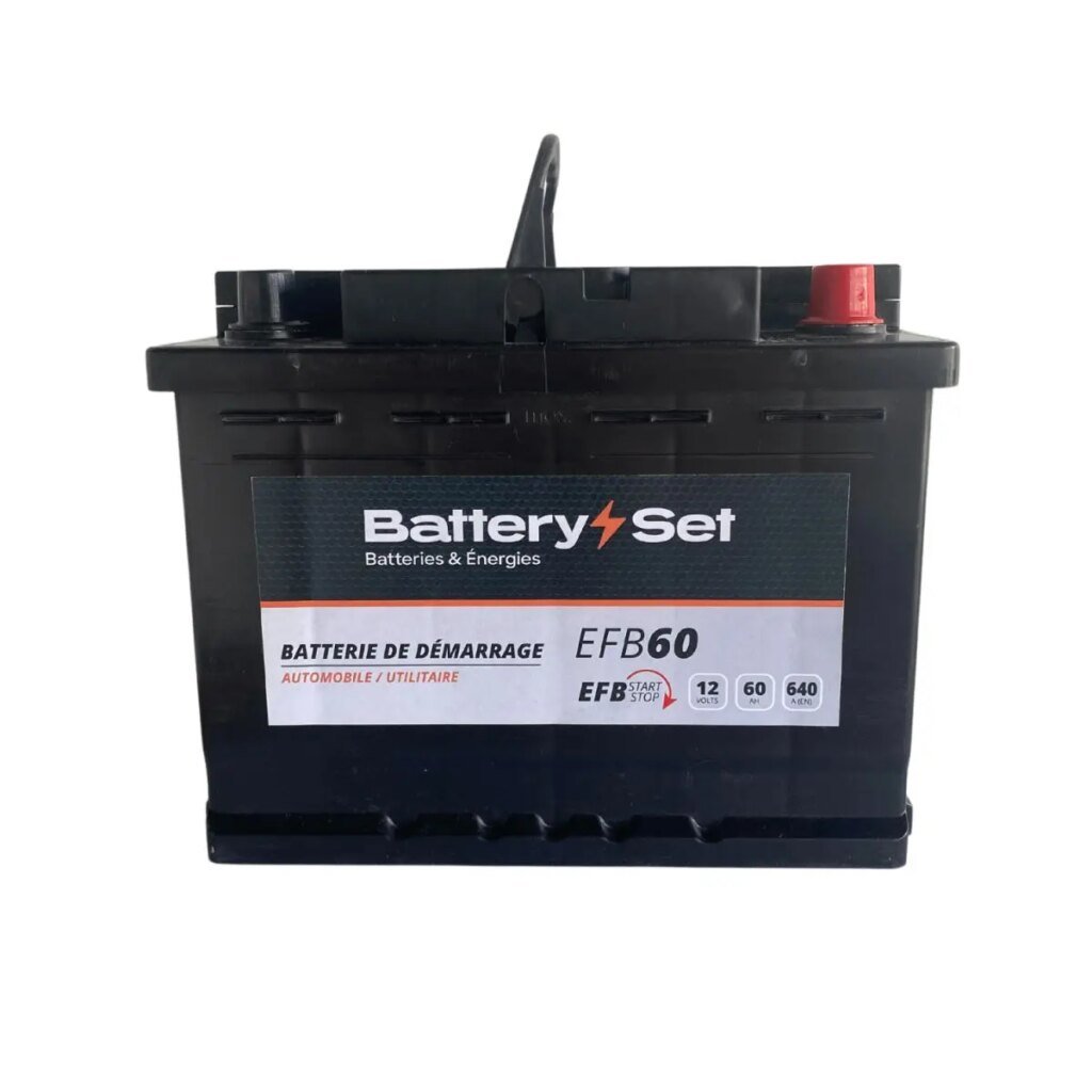 BATTERIE AUTO BATTERYSET START STOP EFB60 12V 60AH 640A   Batteries Auto, Voitures, 4x4, Véhicules Start & Stop Auto