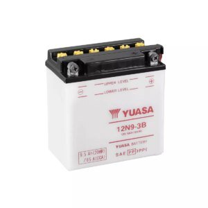 BATTERIE MOTO YUASA 12N9 3B 12V 9AH 85A