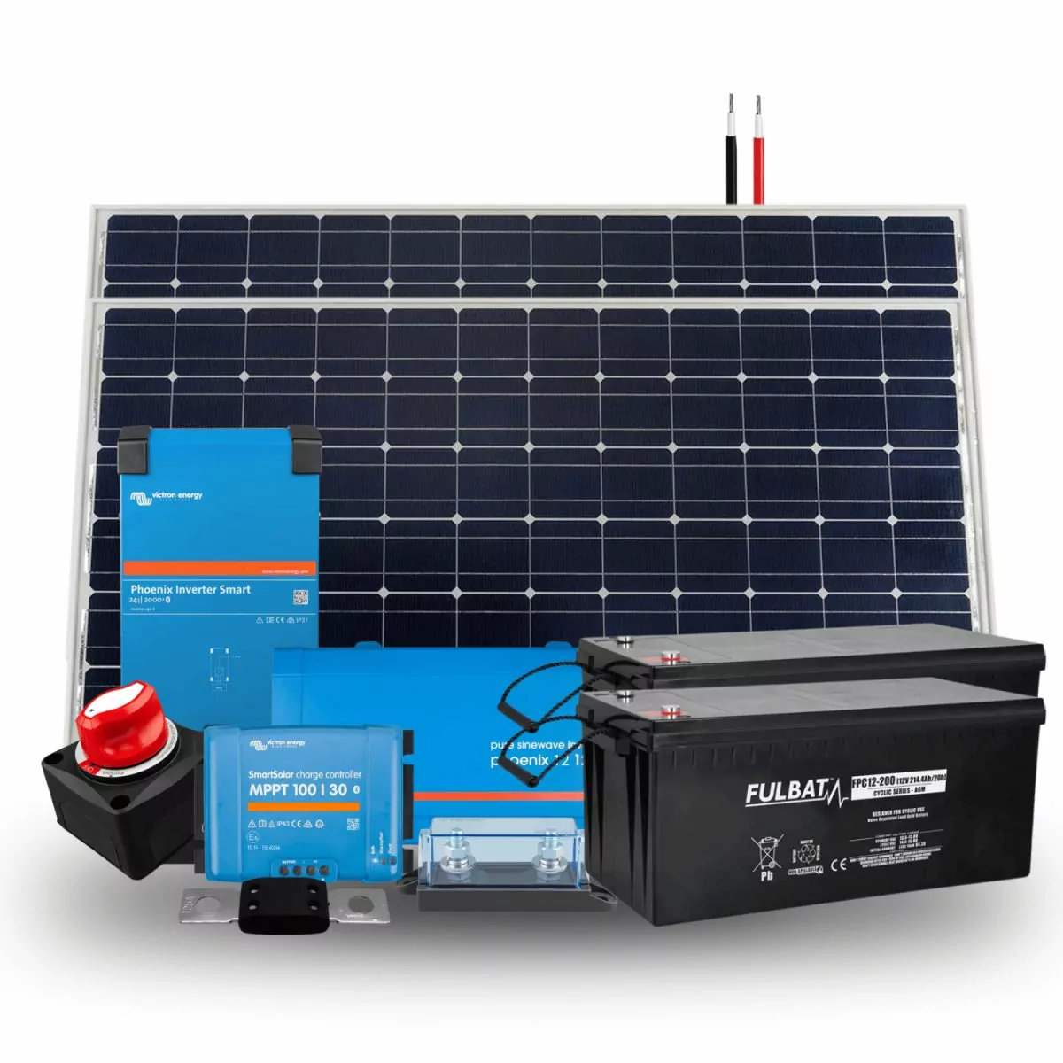 KIT SOLAIRE AUTONOME VICTRON 2X 305W SERIE KIT SOLAIRE AUTONOME VICTRON 2X 305W SERIE – Image 1