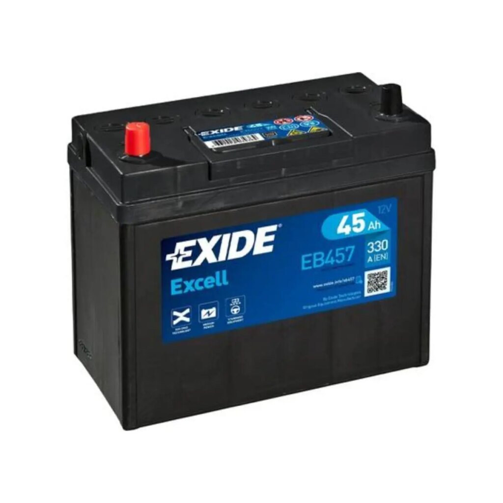 BATTERIE EXIDE EXCELL EB457 12V 45AH 330A