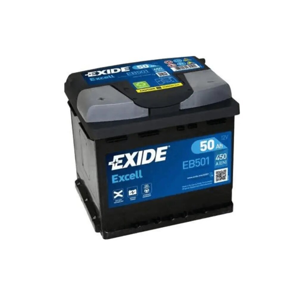 BATTERIE EXIDE EXCELL EB501 12V 50AH 450A