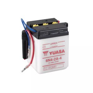 BATTERIE MOTO YUASA 6N4-2A-4 6V 4AH